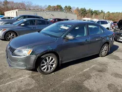 Salvage cars for sale from Copart Exeter, RI: 2012 Volkswagen Jetta SE