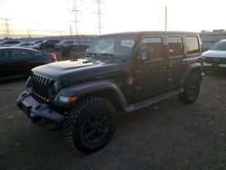 Salvage cars for sale at Elgin, IL auction: 2021 Jeep Wrangler Unlimited Sport