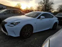 Salvage cars for sale at Baltimore, MD auction: 2017 Lexus RC 300