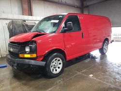 Salvage trucks for sale at Elgin, IL auction: 2013 Chevrolet Express G1500