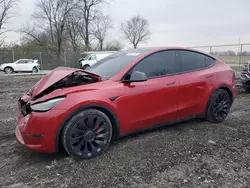 Salvage cars for sale at Cicero, IN auction: 2022 Tesla Model Y