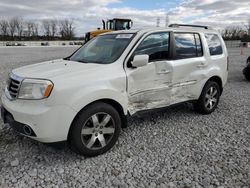 Salvage cars for sale at Barberton, OH auction: 2015 Honda Pilot Touring