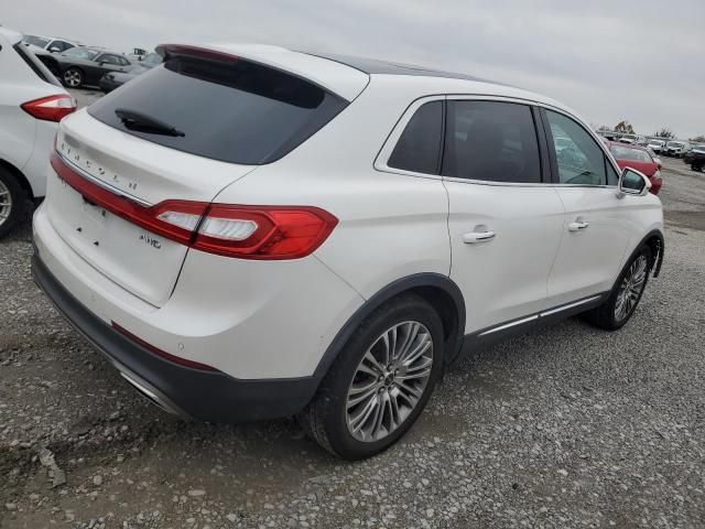 2018 Lincoln MKX Reserve