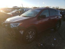 Salvage cars for sale from Copart Louisville, KY: 2018 Toyota Rav4 LE