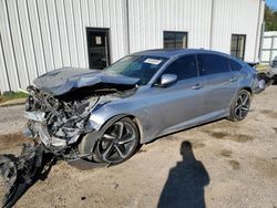 Honda salvage cars for sale: 2018 Honda Accord Sport