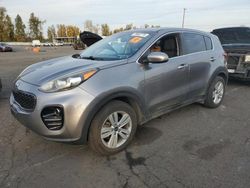 Salvage cars for sale at Portland, OR auction: 2017 KIA Sportage LX