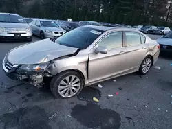 Salvage cars for sale at Exeter, RI auction: 2013 Honda Accord EXL