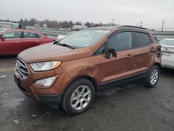 Salvage cars for sale at Pennsburg, PA auction: 2018 Ford Ecosport SE