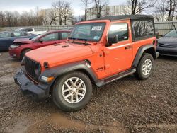 Salvage cars for sale from Copart Central Square, NY: 2023 Jeep Wrangler Sport