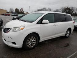 Salvage cars for sale from Copart Moraine, OH: 2012 Toyota Sienna LE