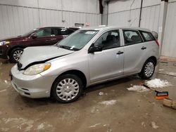 Vehiculos salvage en venta de Copart Franklin, WI: 2003 Toyota Corolla Matrix XR