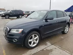 Salvage cars for sale at Grand Prairie, TX auction: 2017 Audi Q5 Premium Plus