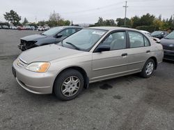 Salvage cars for sale from Copart San Martin, CA: 2001 Honda Civic LX