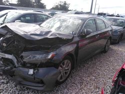 Salvage cars for sale from Copart Temple, TX: 2019 Honda Accord LX