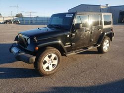 Salvage cars for sale at Dunn, NC auction: 2012 Jeep Wrangler Unlimited Sahara