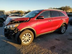 Salvage cars for sale at Las Vegas, NV auction: 2018 KIA Sorento LX