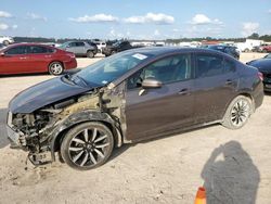 Salvage cars for sale at Houston, TX auction: 2015 Honda Civic EXL