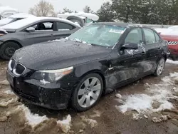 Salvage cars for sale at Littleton, CO auction: 2007 BMW 530 I