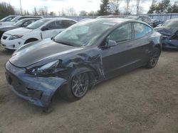 Salvage cars for sale at Bowmanville, ON auction: 2023 Tesla Model 3