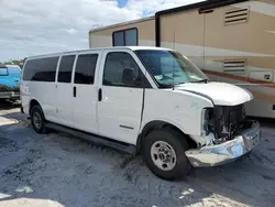 Salvage cars for sale from Copart Fort Pierce, FL: 2004 GMC Savana G3500