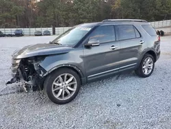 Salvage cars for sale at Gainesville, GA auction: 2015 Ford Explorer Limited