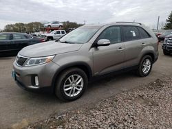 Salvage cars for sale at Ham Lake, MN auction: 2015 KIA Sorento LX