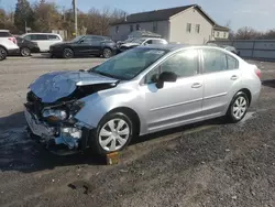 Salvage cars for sale at York Haven, PA auction: 2015 Subaru Impreza