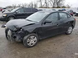 Salvage cars for sale at Bridgeton, MO auction: 2010 Hyundai Elantra Blue