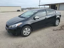 Salvage cars for sale at Temple, TX auction: 2017 KIA Forte LX