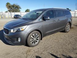 KIA salvage cars for sale: 2017 KIA Sedona EX