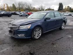 Volkswagen salvage cars for sale: 2018 Volkswagen Passat SE