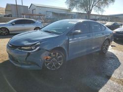 Salvage cars for sale at Albuquerque, NM auction: 2015 Chrysler 200 S