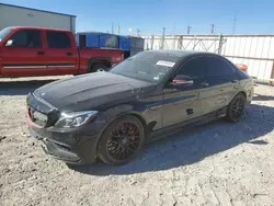 Salvage cars for sale at Haslet, TX auction: 2015 Mercedes-Benz C 63 AMG-S