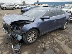 Salvage cars for sale at Woodhaven, MI auction: 2015 Buick Lacrosse