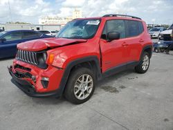 Salvage cars for sale at New Orleans, LA auction: 2022 Jeep Renegade Latitude