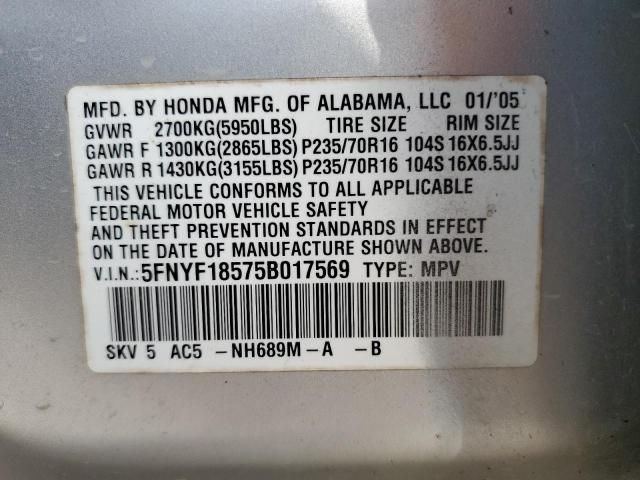 2005 Honda Pilot EXL