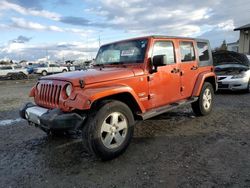 Salvage cars for sale at Eugene, OR auction: 2009 Jeep Wrangler Unlimited Sahara