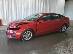 Salvage cars for sale at Albany, NY auction: 2020 Ford Fusion SE