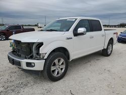 Salvage cars for sale at New Braunfels, TX auction: 2017 Ford F150 Supercrew