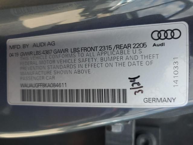 2019 Audi A3 Premium