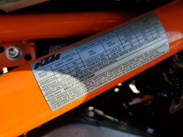 2023 KTM 390 Duke