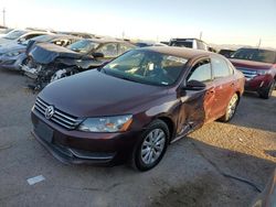 Volkswagen salvage cars for sale: 2012 Volkswagen Passat S