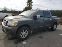 Vehiculos salvage en venta de Copart San Martin, CA: 2005 Nissan Titan XE