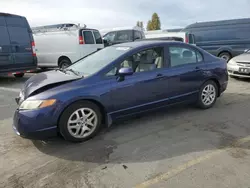 Honda salvage cars for sale: 2008 Honda Civic LX