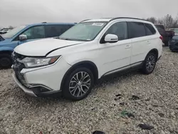 Salvage cars for sale at Wayland, MI auction: 2016 Mitsubishi Outlander SE