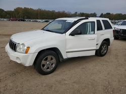 Jeep salvage cars for sale: 2007 Jeep Grand Cherokee Limited