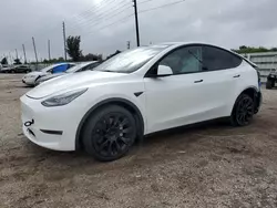 Tesla salvage cars for sale: 2021 Tesla Model Y