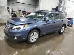 Subaru Outback salvage cars for sale: 2017 Subaru Outback 2.5I Premium