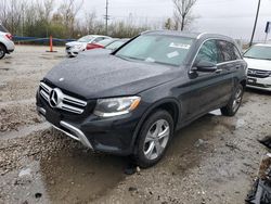 Salvage cars for sale at Pekin, IL auction: 2017 Mercedes-Benz GLC 300 4matic