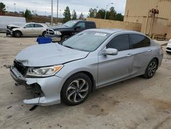 Salvage cars for sale at Gaston, SC auction: 2017 Honda Accord EXL